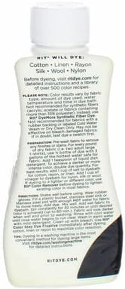 Rit 8 Fl. Oz. Liquid Black Dye