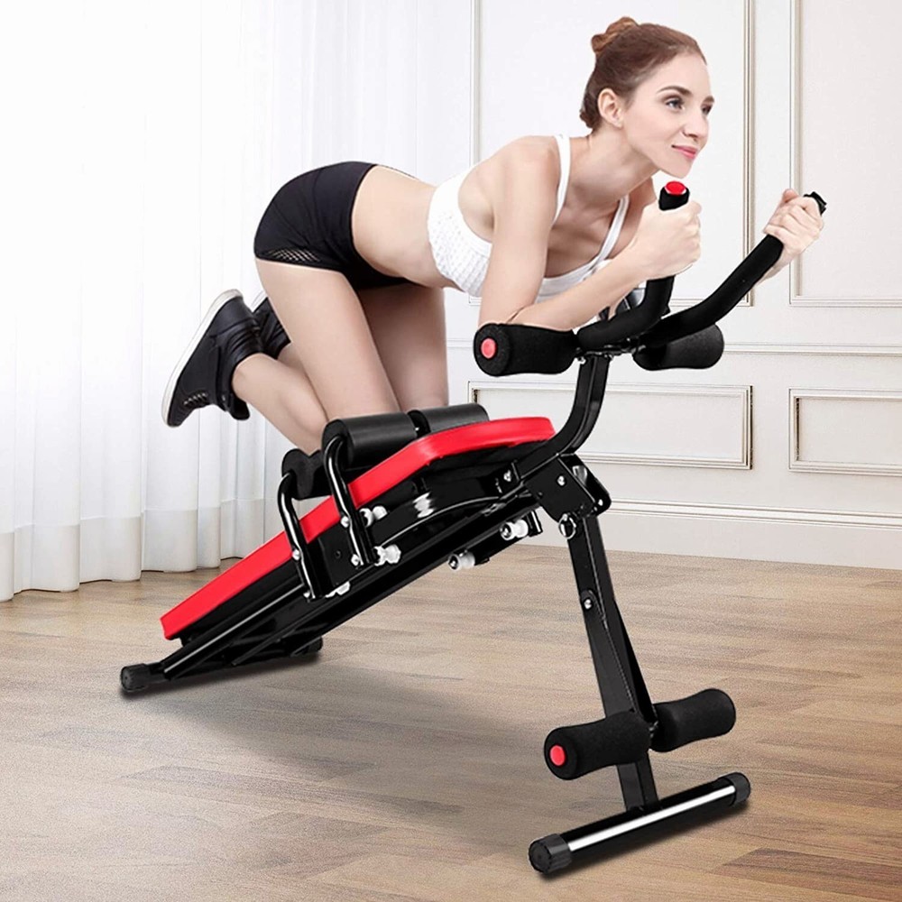 Ab Exercise Bench Abdominal Workout Machine Foldable Sit Up Bench