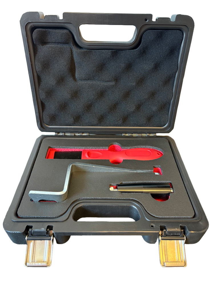 Brake Disc Lip Rust removal Tool & handle Tungsten Carbide End