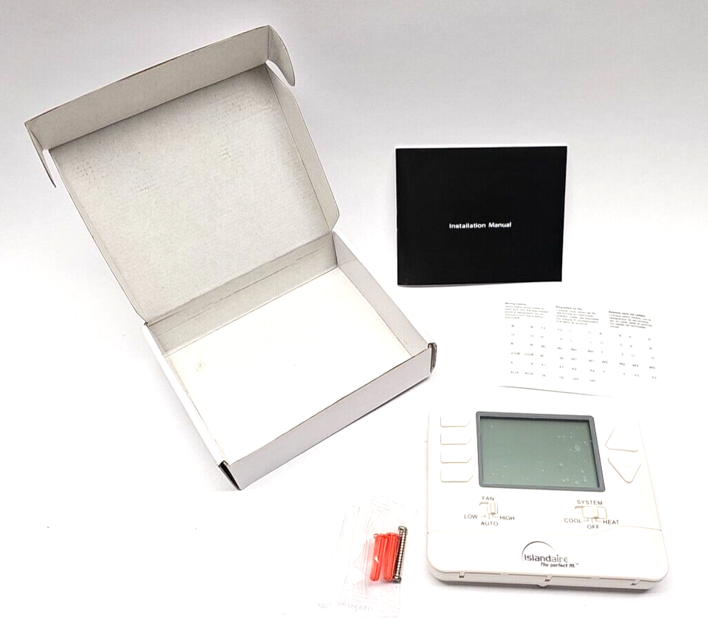 ISLANDAIRE PROGRAMMABLE WALL WIRELESS THERMOSTAT