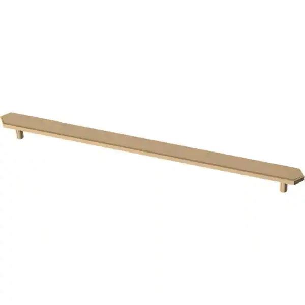 12" Elongated Hex Pull Champagne Bronze