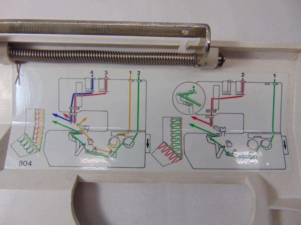 Elna Lock Pro 4 DC Overlock Serger Replacement Part Front Cover Thread