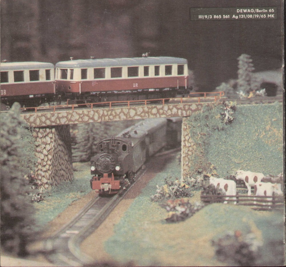 catalogue DEWAG 1966 small railway very large GDR Berlin Daa