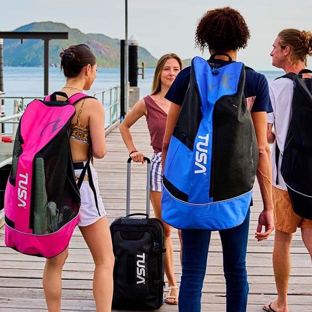 TUSA BA-0103 Mesh Backpack Black