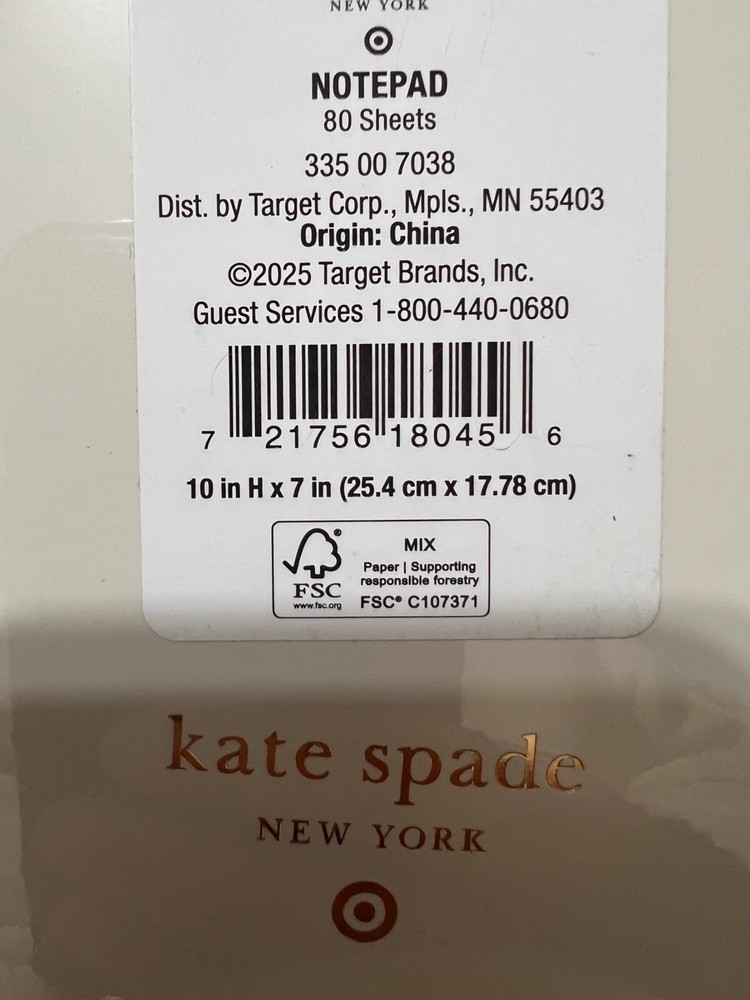Party Planning Notepad - Kate Spade New York x Target