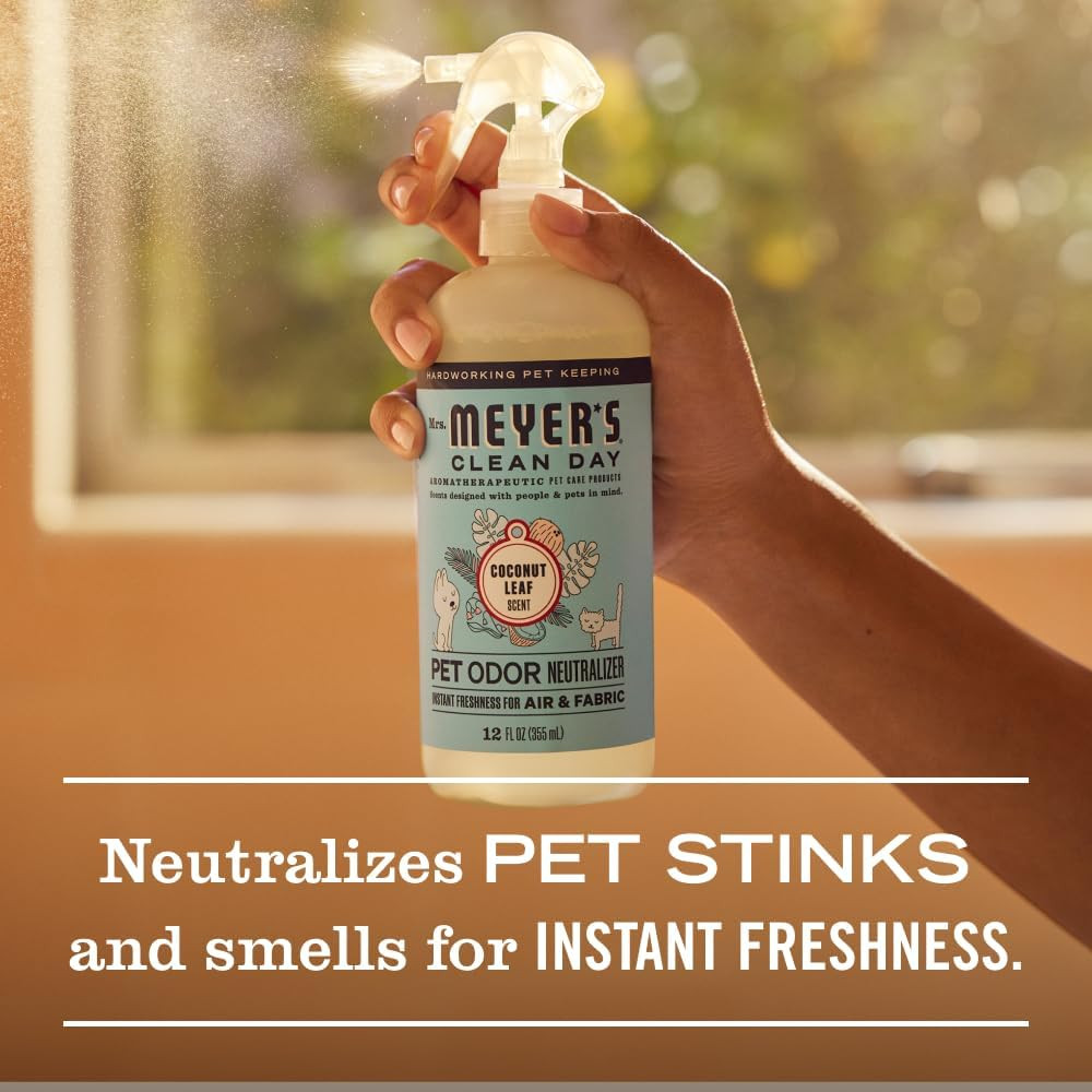 CLEAN DAY Pet Odor Neutralizer, Coconut Leaf Scent, 12Oz