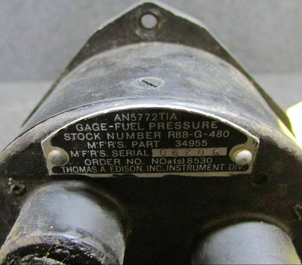 34955 Edison Fuel Pressure Indicator