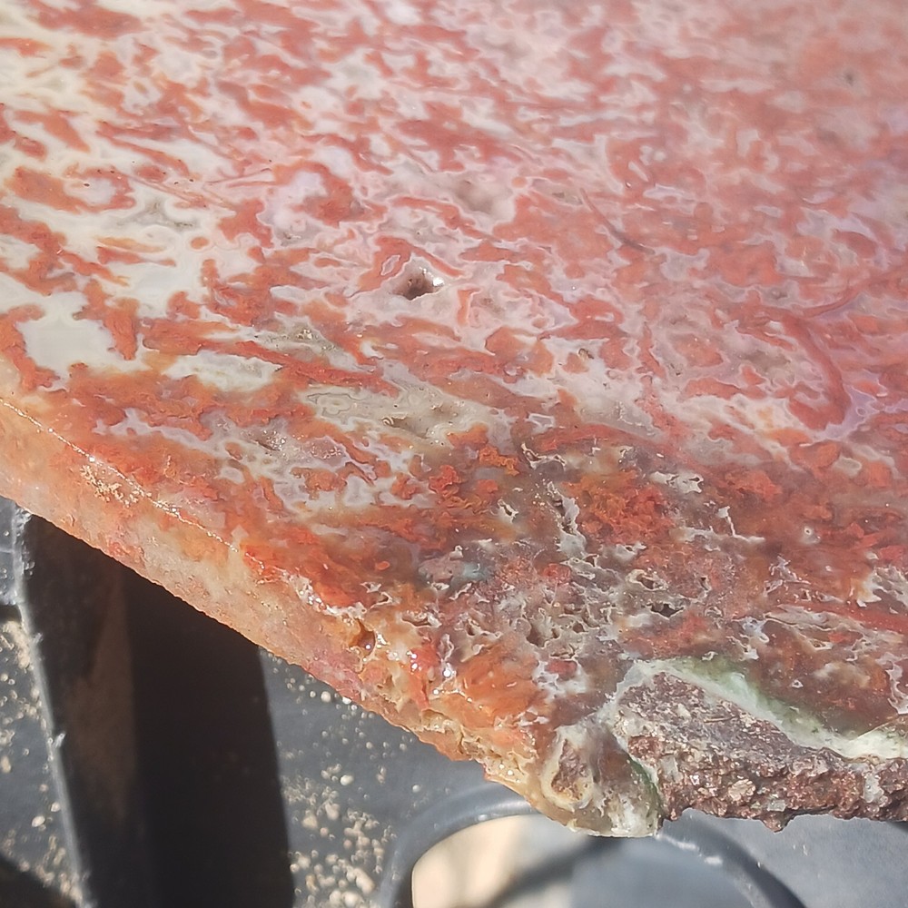 BIG Moss Agate Slab Ready For Lapidary