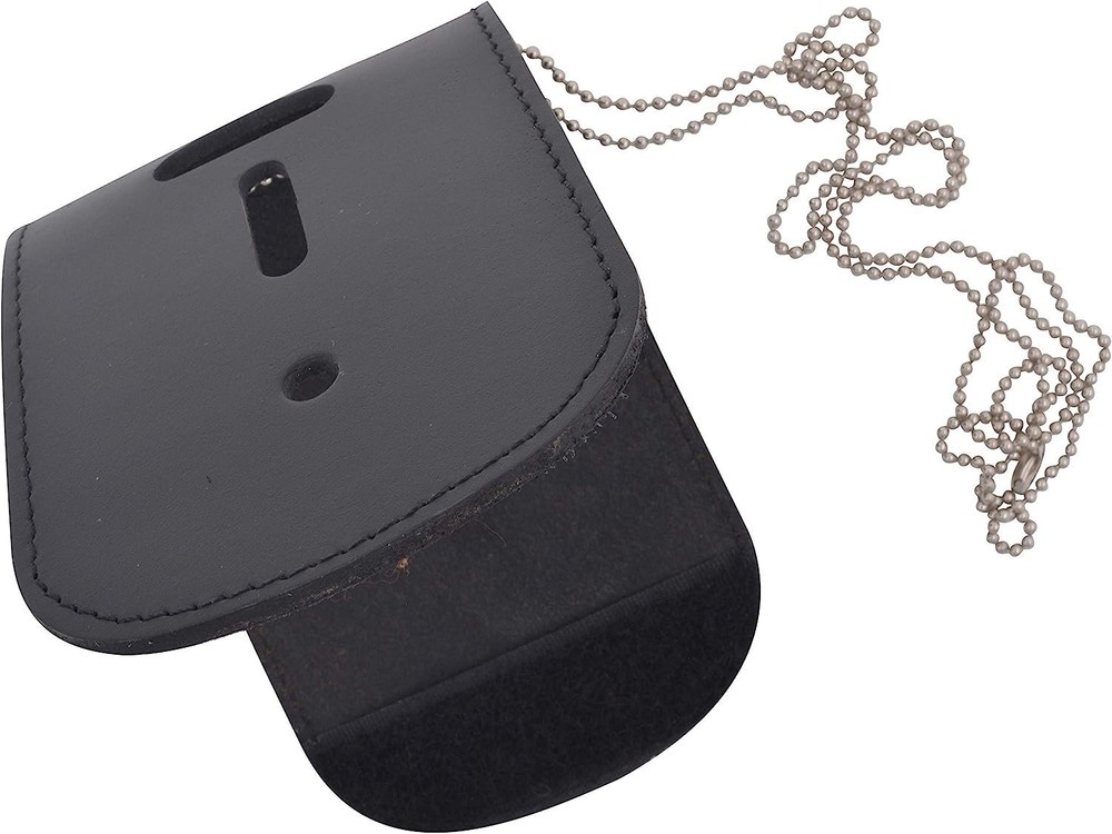 Marshal Wallet® Leather ID & Badge Holder with Chain