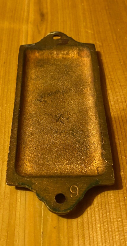 Antique Match Striker Plate Victorian Fireplace Mantel tool