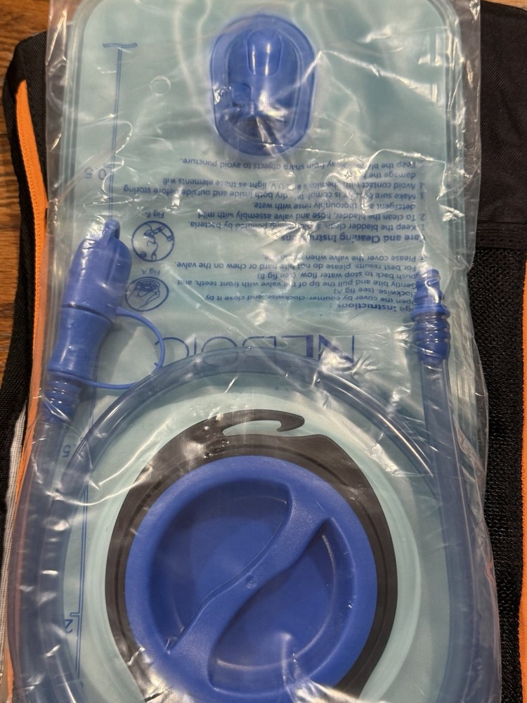 Neboic Hydration Backpack Cycling Pack. Black/Orange