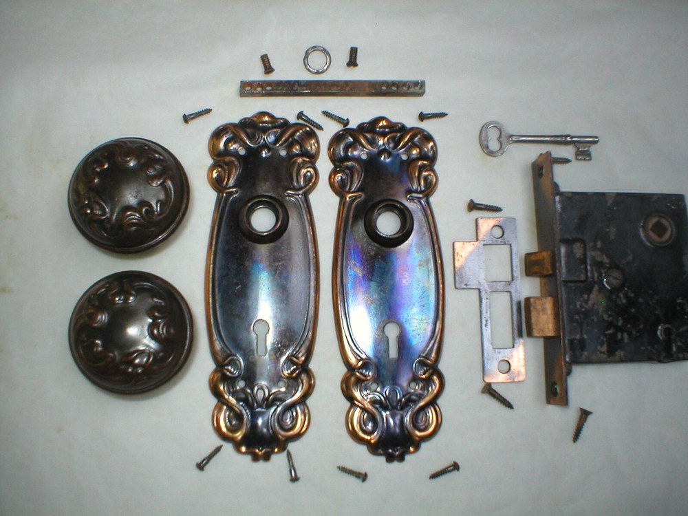 Antique Victorian Era Door Hardware