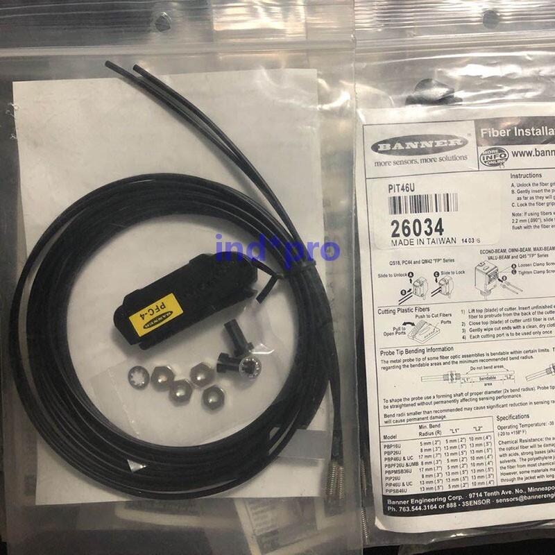 1 Pc. New PIT46U Plastic Optical Fiber Sensor 26034