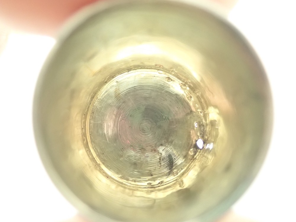 Antique England Signed E Hallmark Sterling Silver Pattern Sewing Thimble 18