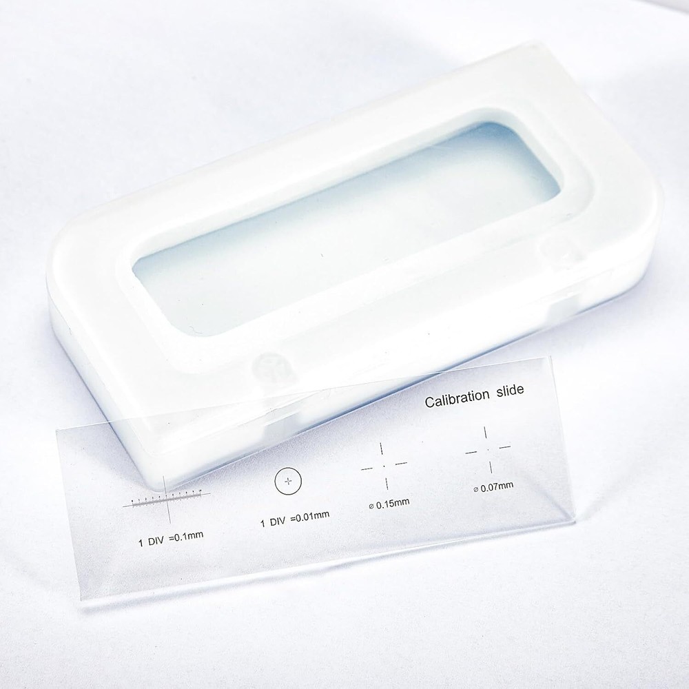 0.01mm Microscope Reticle Calibration Slide Multifunctional Microscope