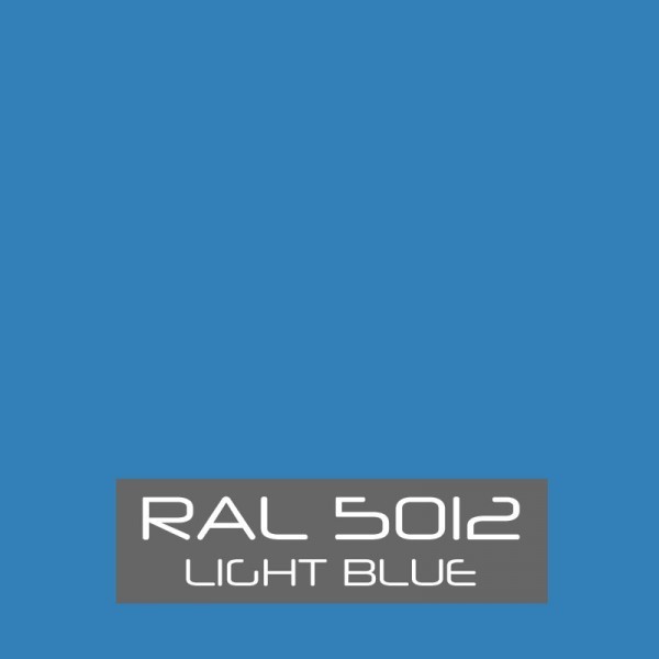 RAL 5012 Light Blue Powder Coating Paint - New 1LB