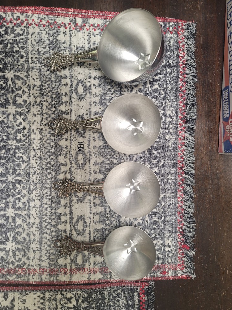 antique measuring cups and spoons