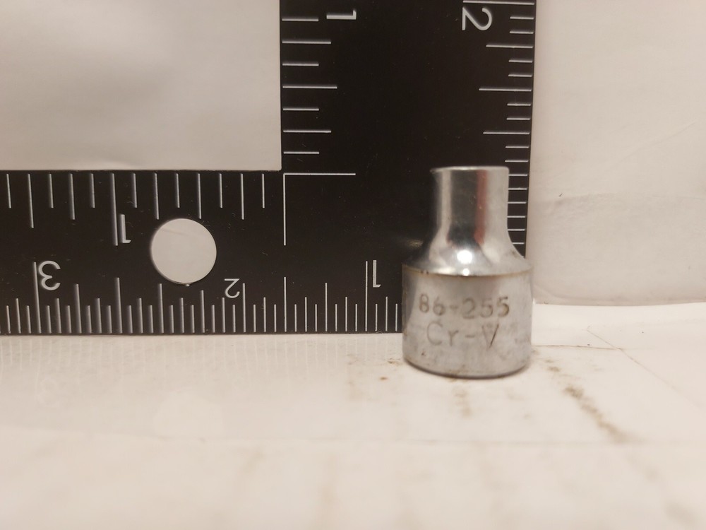 Stanley 1/4" x 3/8" Dr Standard  Socket 6 Pt # 86-255