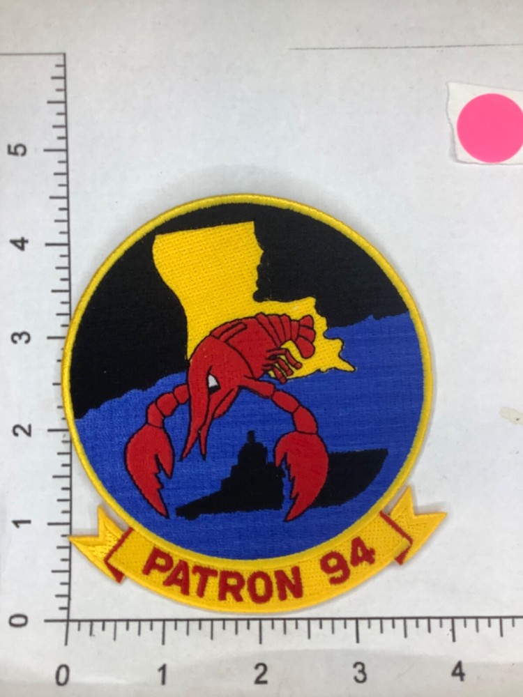 US NAVY PATRON -94 SQUADRON  PATCH