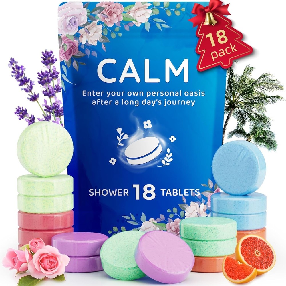 18-Pack Shower Steamers Aromatherapy, Shower Bath Bombs with Individually Wra...
