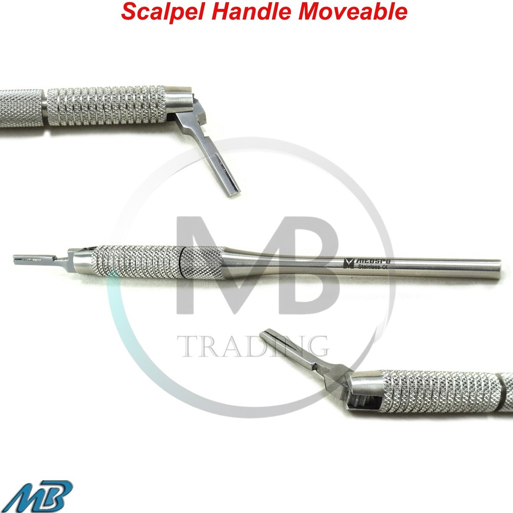 Dental Surgical Adjustable Scalpel Handle Movable Operating Dissection Tools