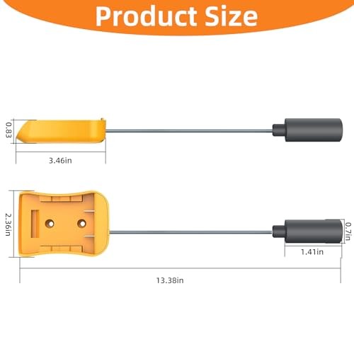 Tool Battery Adapter kit for Starlink Mini Compatible with dewalt