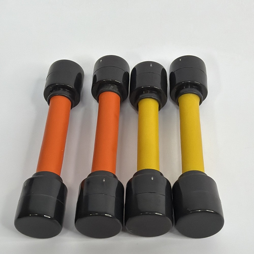 6 Second Abs Exercise Machine Original Yellow Orange Lot of 4 Bands Replacement