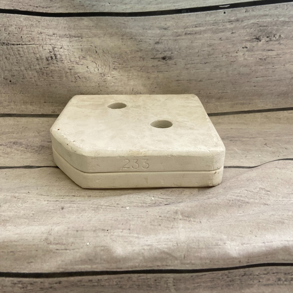 Unbranded Ceramic Casting Mold Double Heart Plaque #233