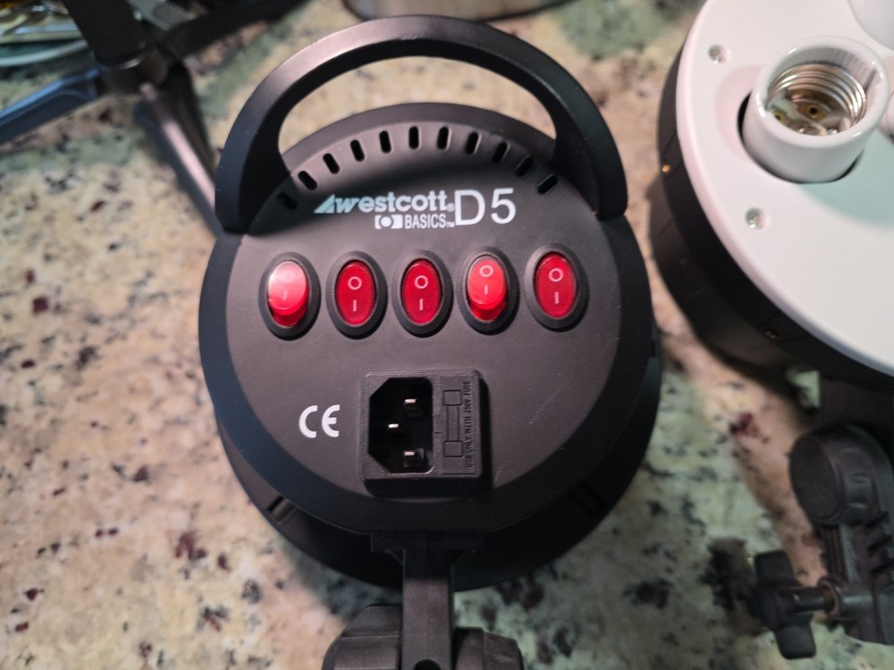 Westcott D5 5-Socket Light Head (2 Pack)