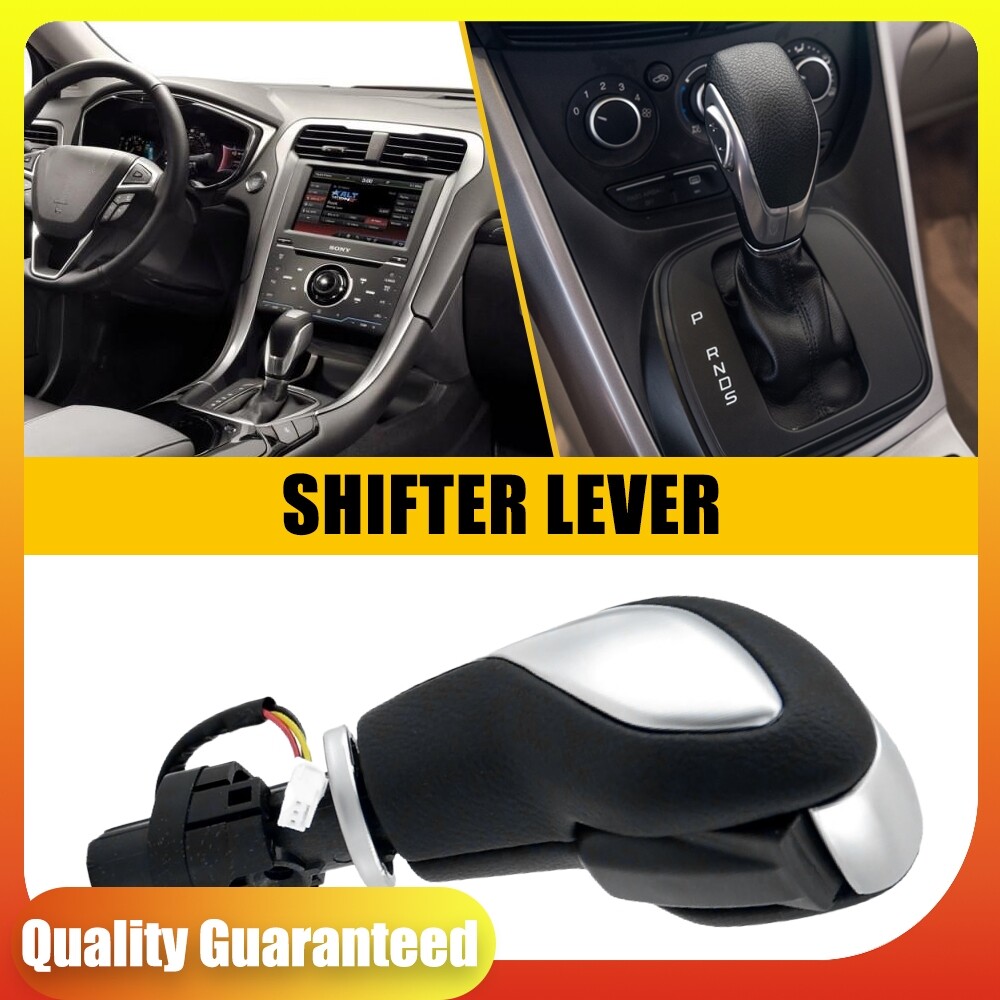Automatic Gear Shift Knob Handle with Button Fits for 2013-2015 Ford Fusion