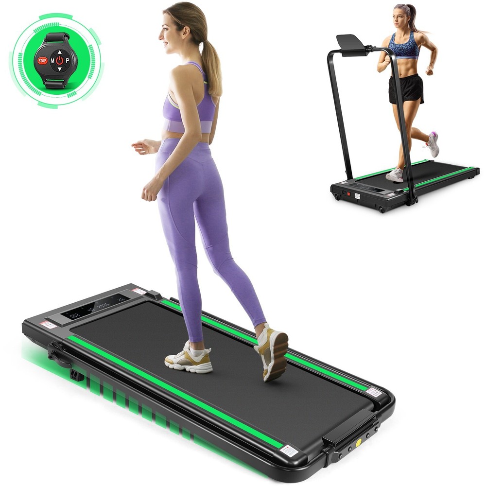 12 Programs Treadmill Machine, Under Desk Treadmill, 7.5mph Treadmill for Home~