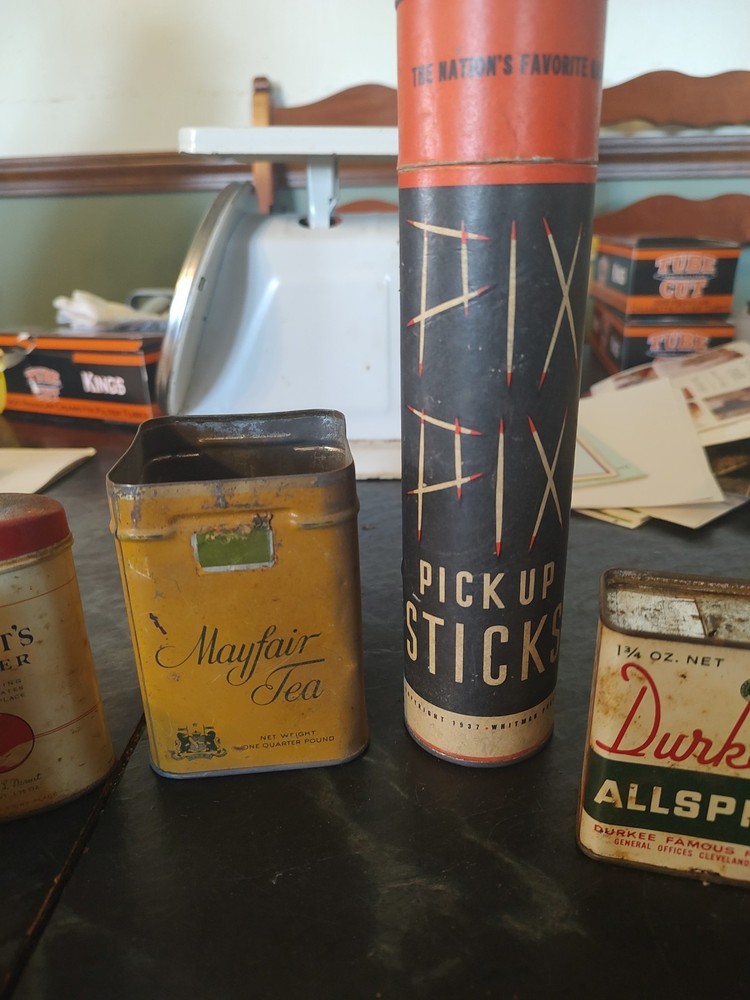 vintage spice tin lot