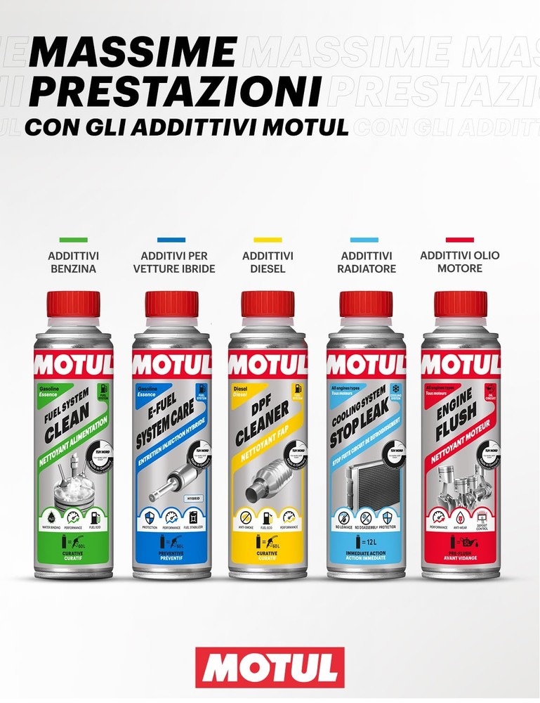Motul - Engine Cleaner - Healing Additive for 4 Stroke Engines - Reduction