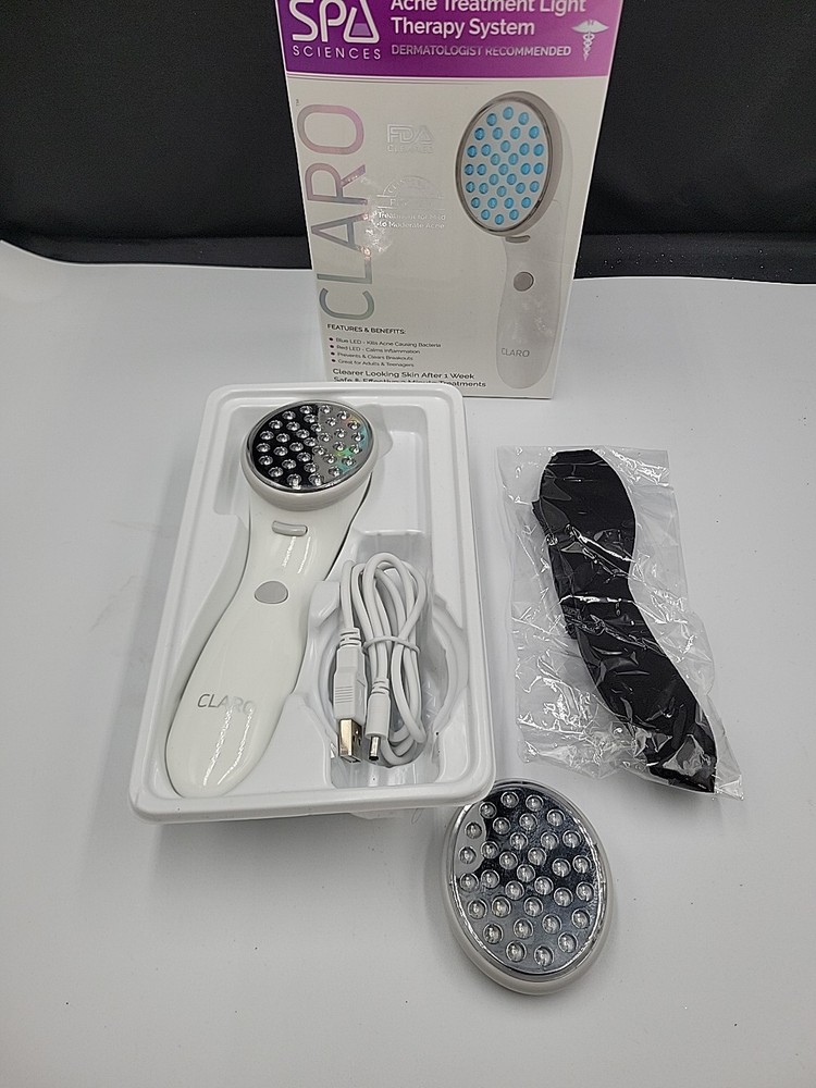 Spa Sciences Claro Acne Treatment Light Therapy System