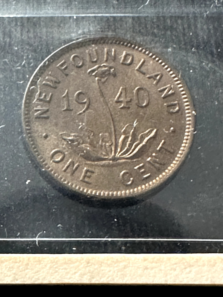 1940 ICCS Graded Newfoundland, Small One Cent, **MS-64**