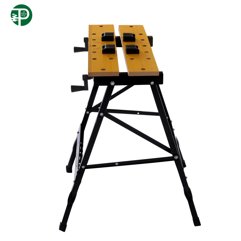 220lbs Folding Workbench,Workshop Tool Storage,Vise Garage Steel Work Table