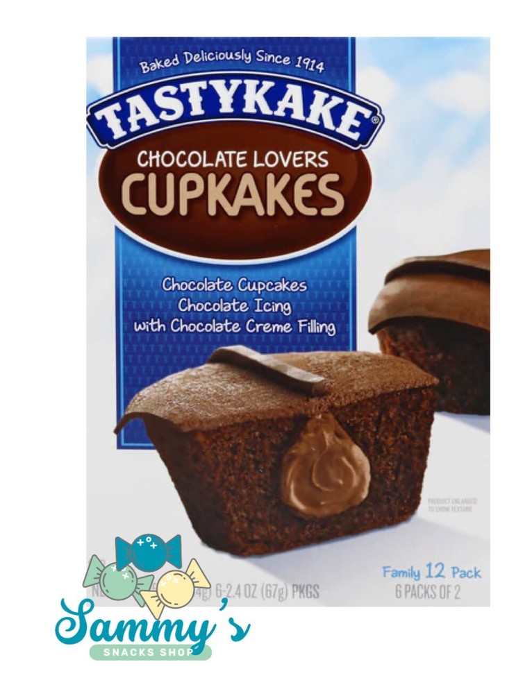 Tastykake Chocolate Lovers Cupcakes Box