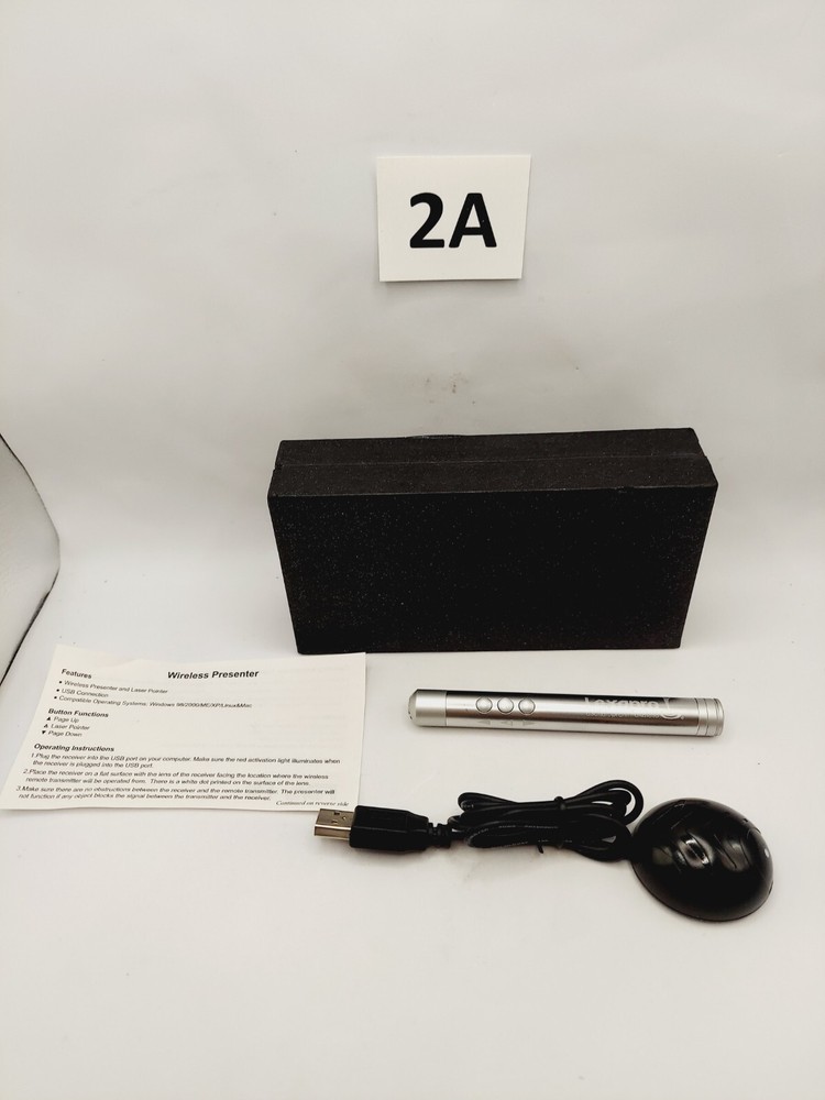 Lexapro Wireless Presenter and Laser Pointer USB Connection Windows Compatable