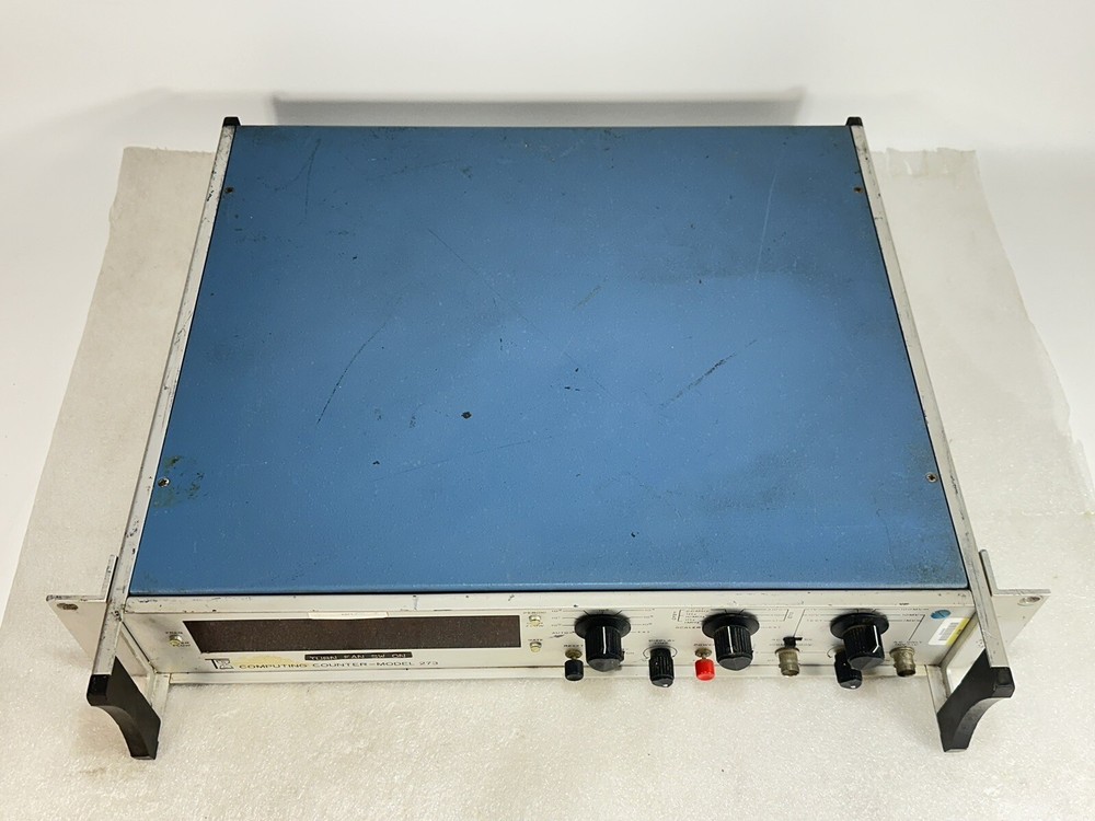 Vintage TSC Time Systems Corp Computing Counter Model 273 ~ Power On / Untested