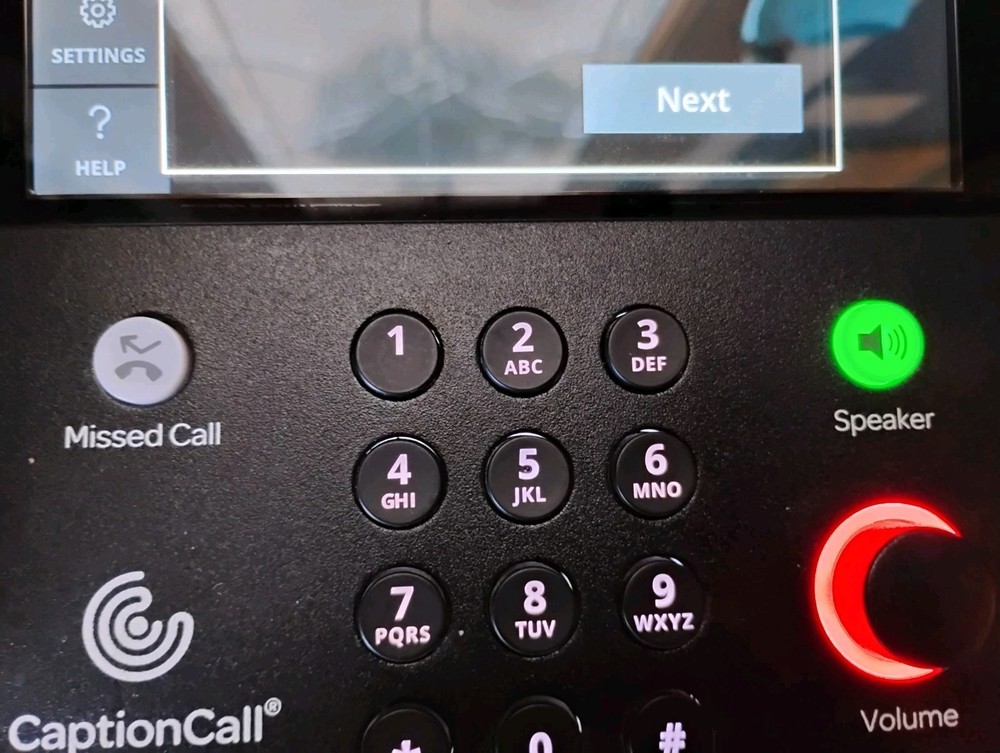 Caption Call 67Tb Hearing Impaired Amplified Touchscreen Captioned Phone, TESTED