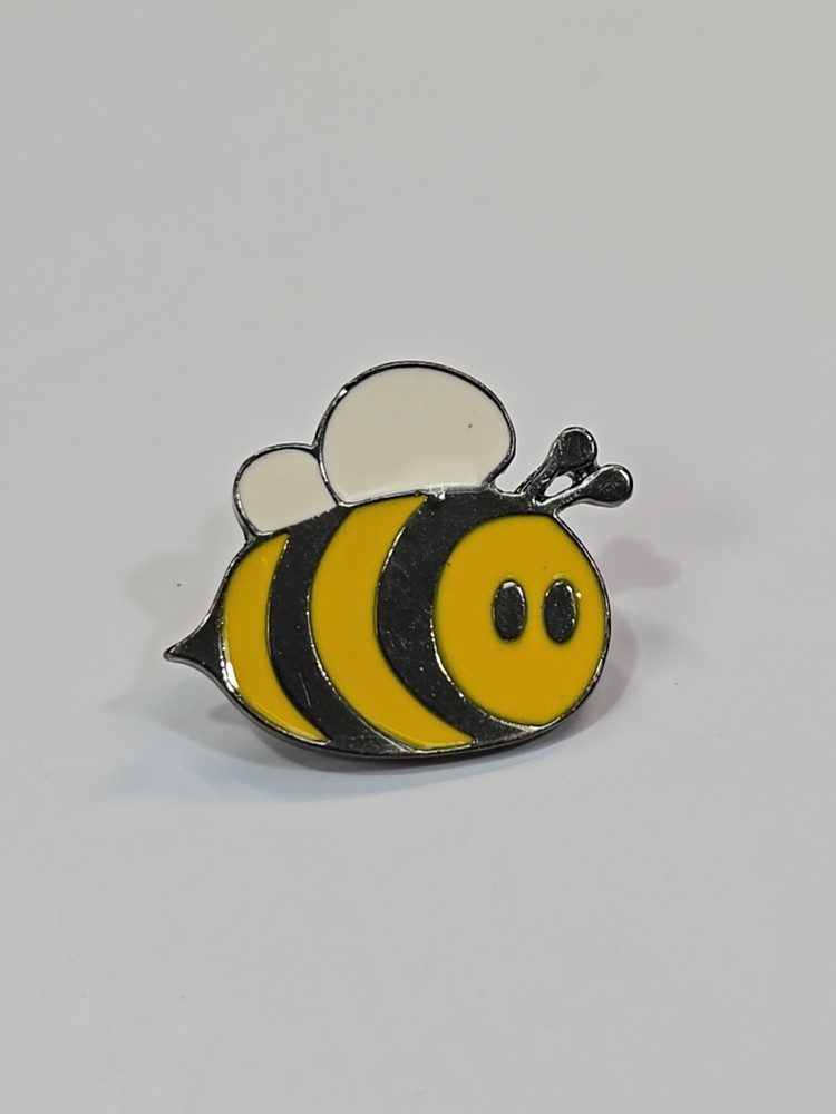 Cute Bee Yellow & Black Lapel Pin