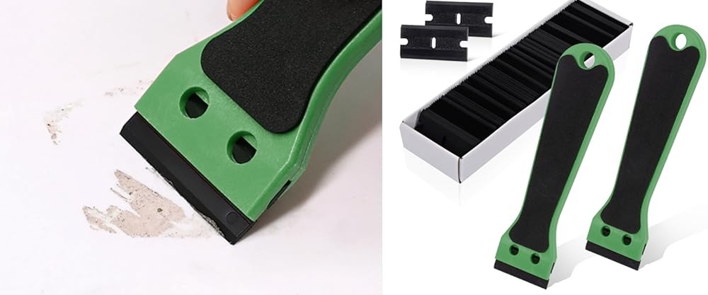 Plastic Scraper 6-inch Long Handle Adhesive Remover Tool
