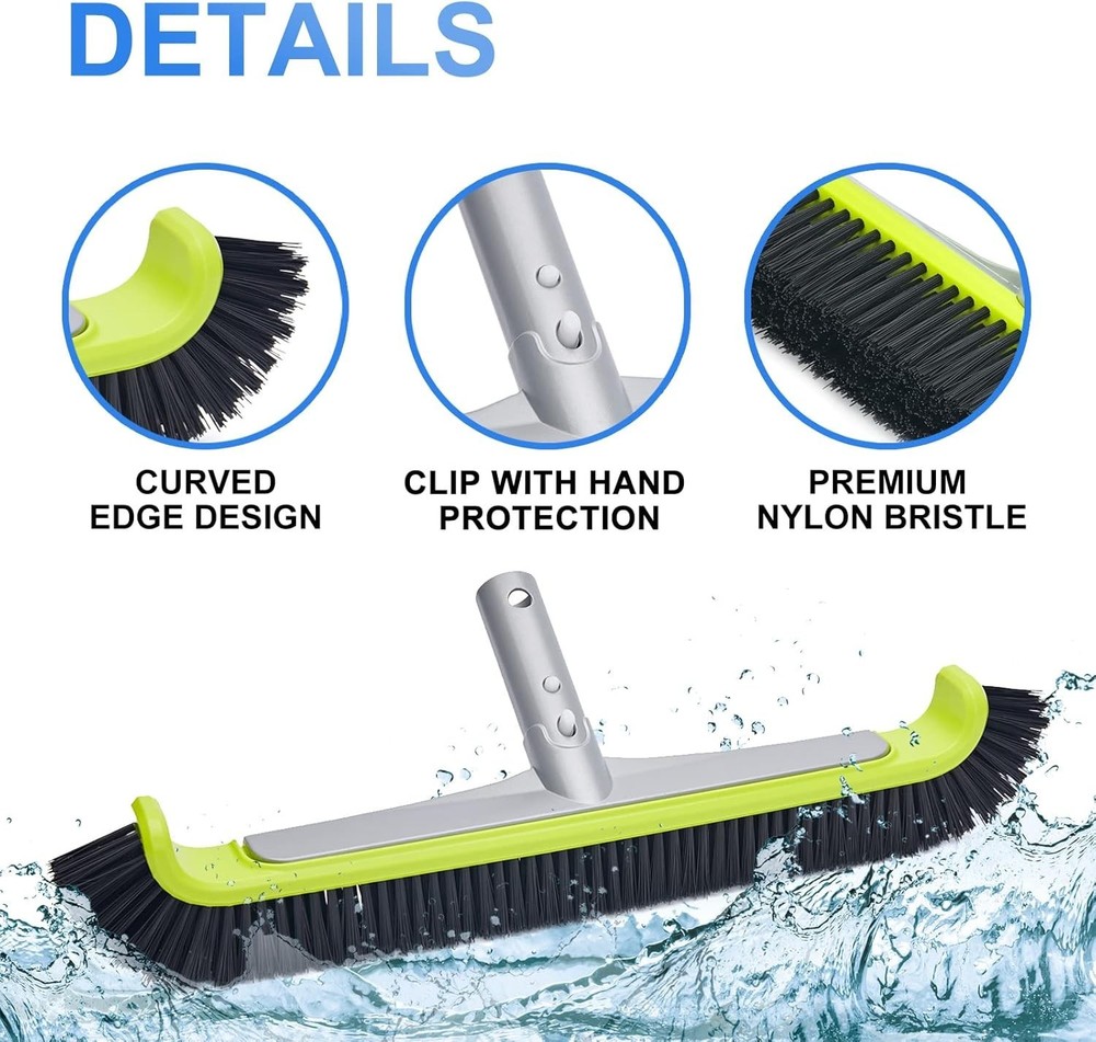 Inground/Above Ground Pool Scrub Brush, Lightweight