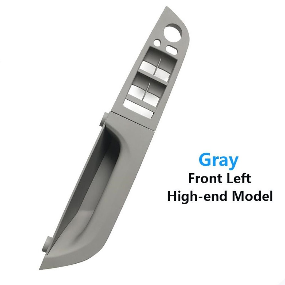 Left Driver Side Pull handle Window Switch Panel For BMW 3 Series E90 E91 Gray