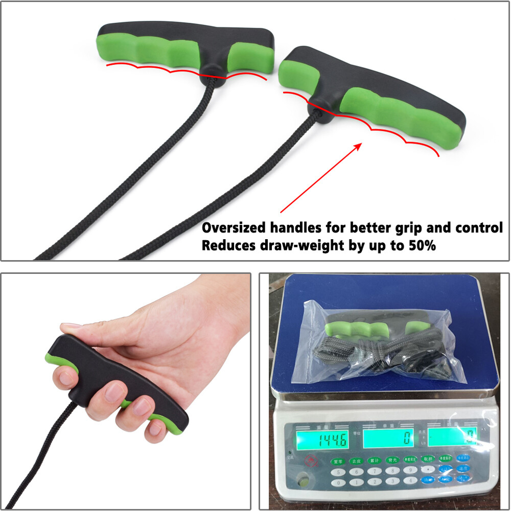 Crossbow String Cocking Tool w/ Double Handle – Archery Hunting Accessory NEW