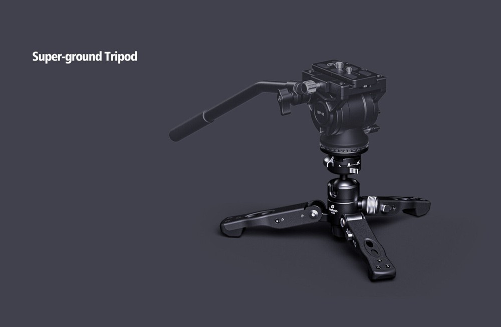 Leofoto VD-03 Monopod Base Support/mini tripod w lockable ballhead