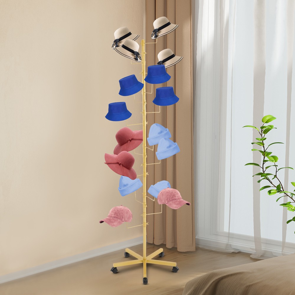 Freestanding Hat Rack Hat Display Rack Hat Display Stand for Home Store