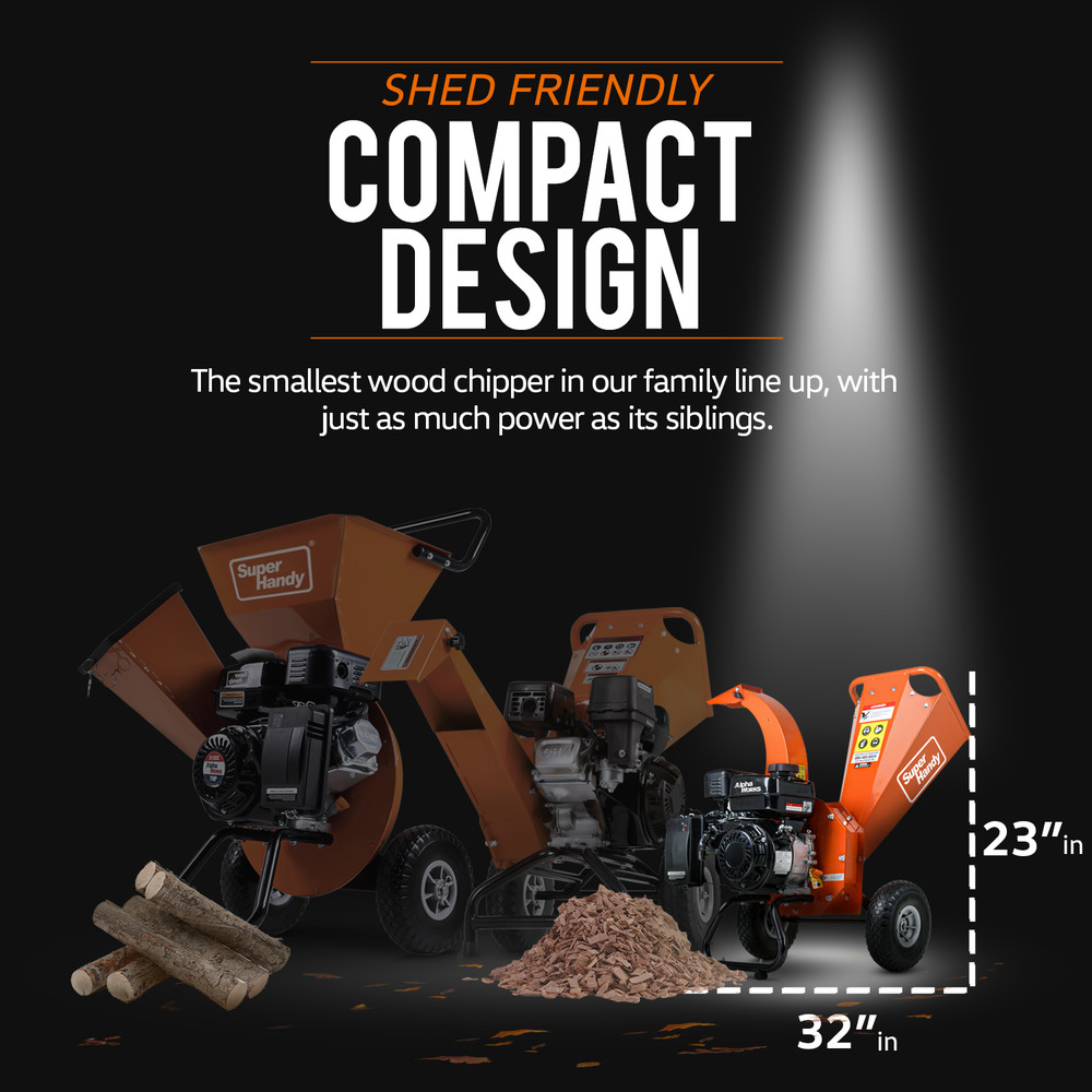SuperHandy Mini Wood Chipper Shredder