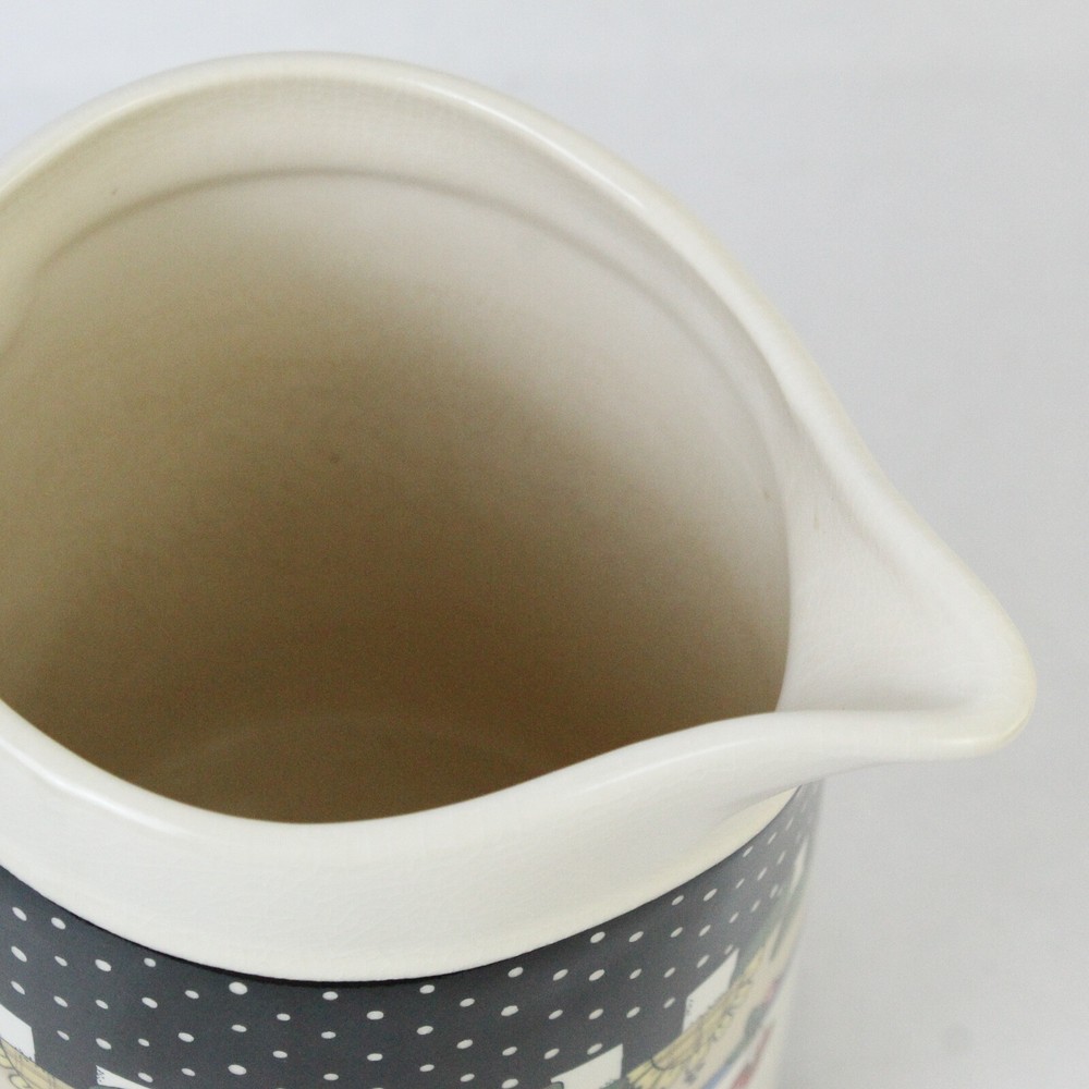 2001 DaySpring Retired Scripture Pitcher Colossians 1:10 Ceramic Jug 8" Tall