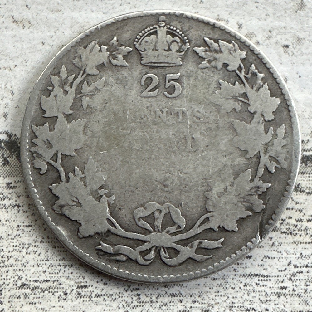 1933 Canada Silver Quarter